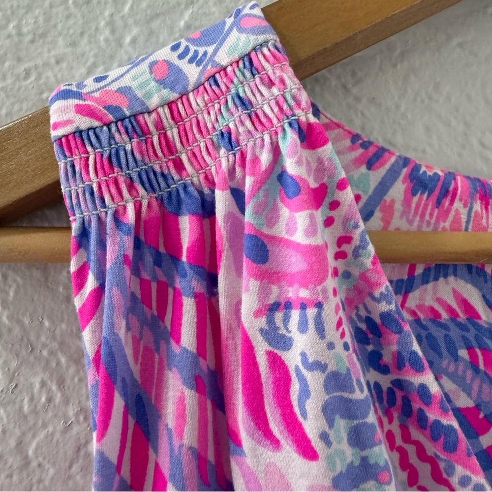 Lilly Pulitzer Vivette Resort Sleeveless Pink Dress Medium - Picture 4 of 7